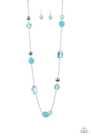 Royal Roller Blue Paparazzi Necklace