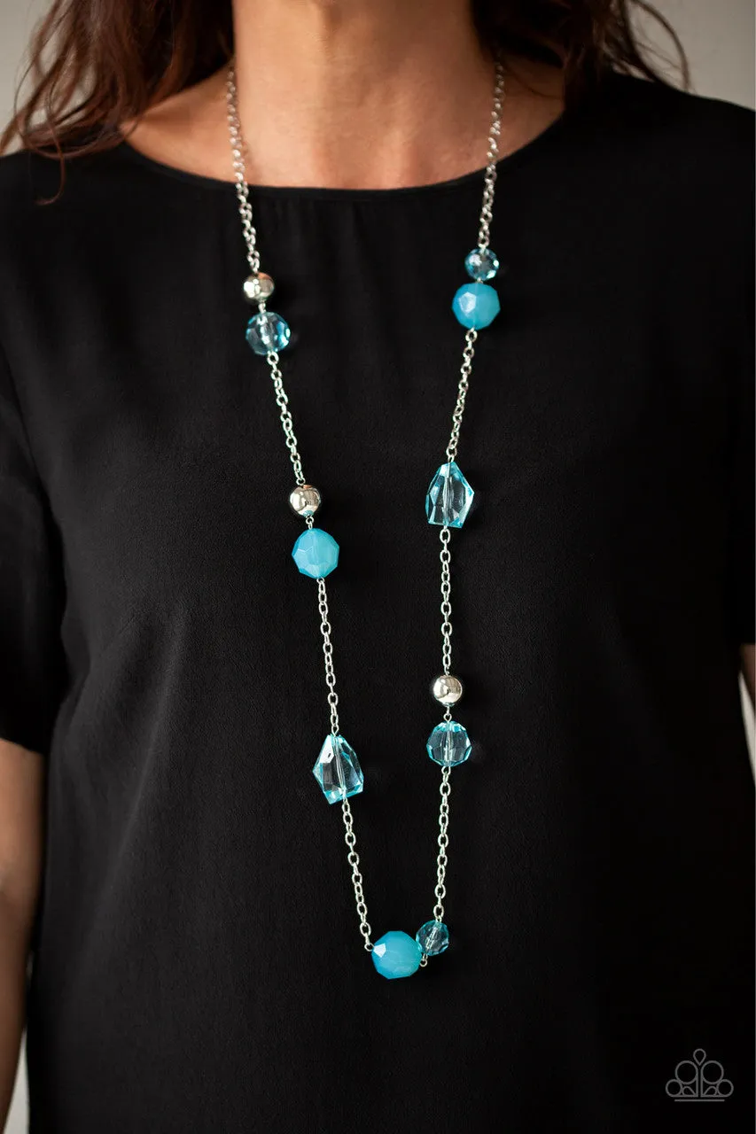 Royal Roller Blue Paparazzi Necklace