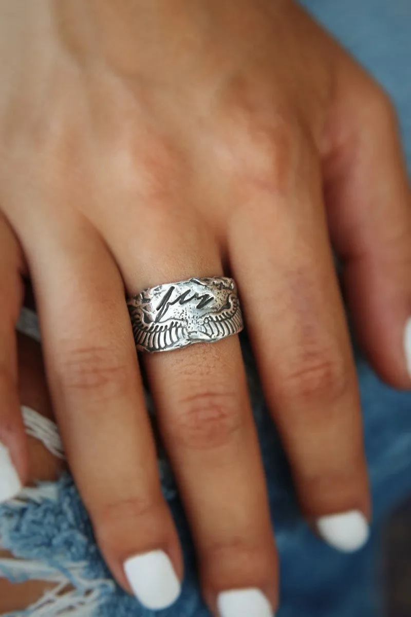 Rustic Jewelry "Fly" Bohemian Ring