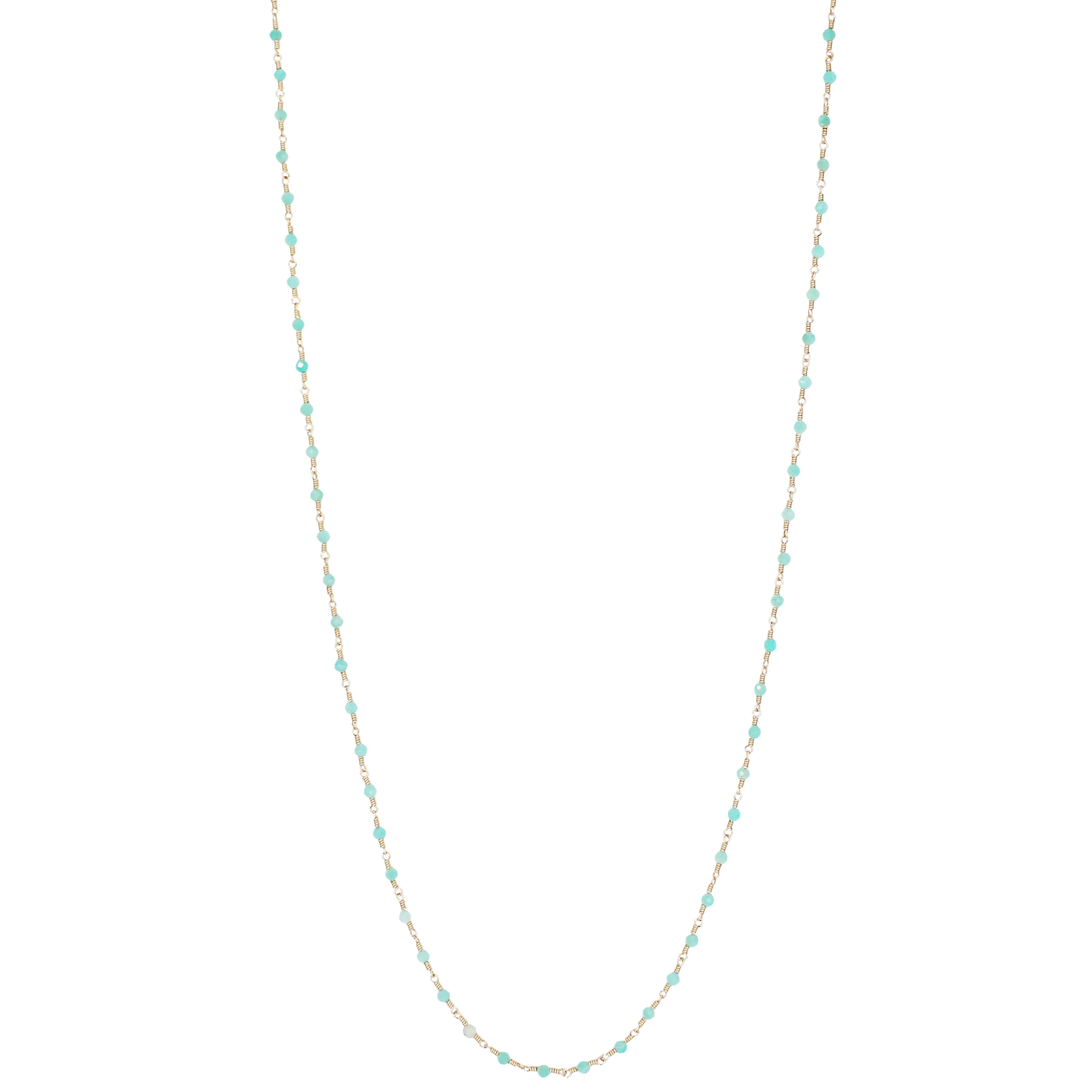 Sacred Strand Satin Amazonite