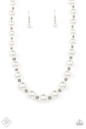 Sail Away with Me White Paparazzi Necklace