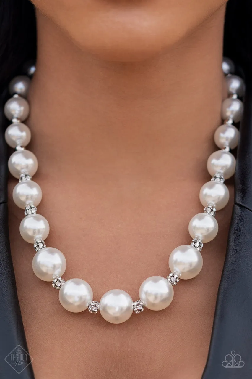 Sail Away with Me White Paparazzi Necklace
