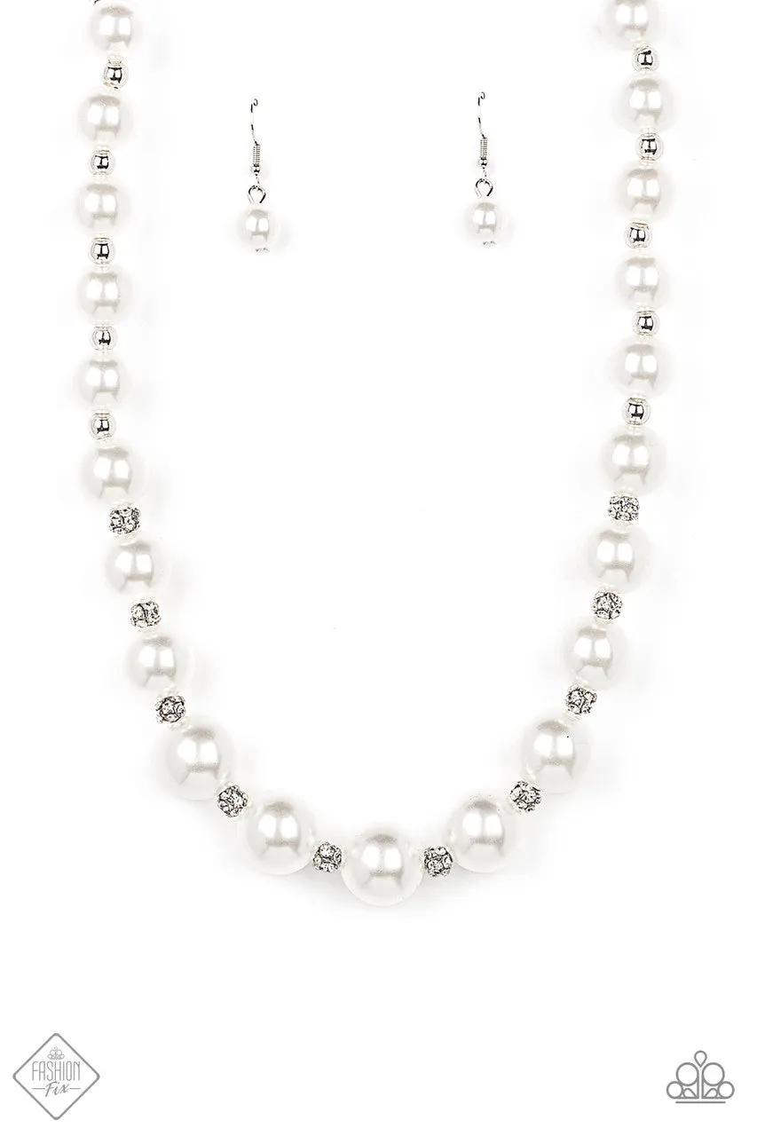 Sail Away with Me White Paparazzi Necklace
