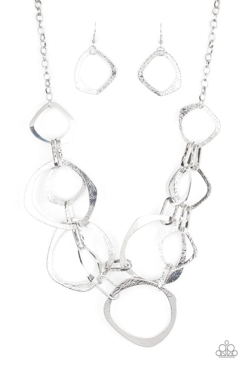 Salvage Yard Silver Paparazzi Necklace