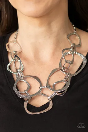 Salvage Yard Silver Paparazzi Necklace