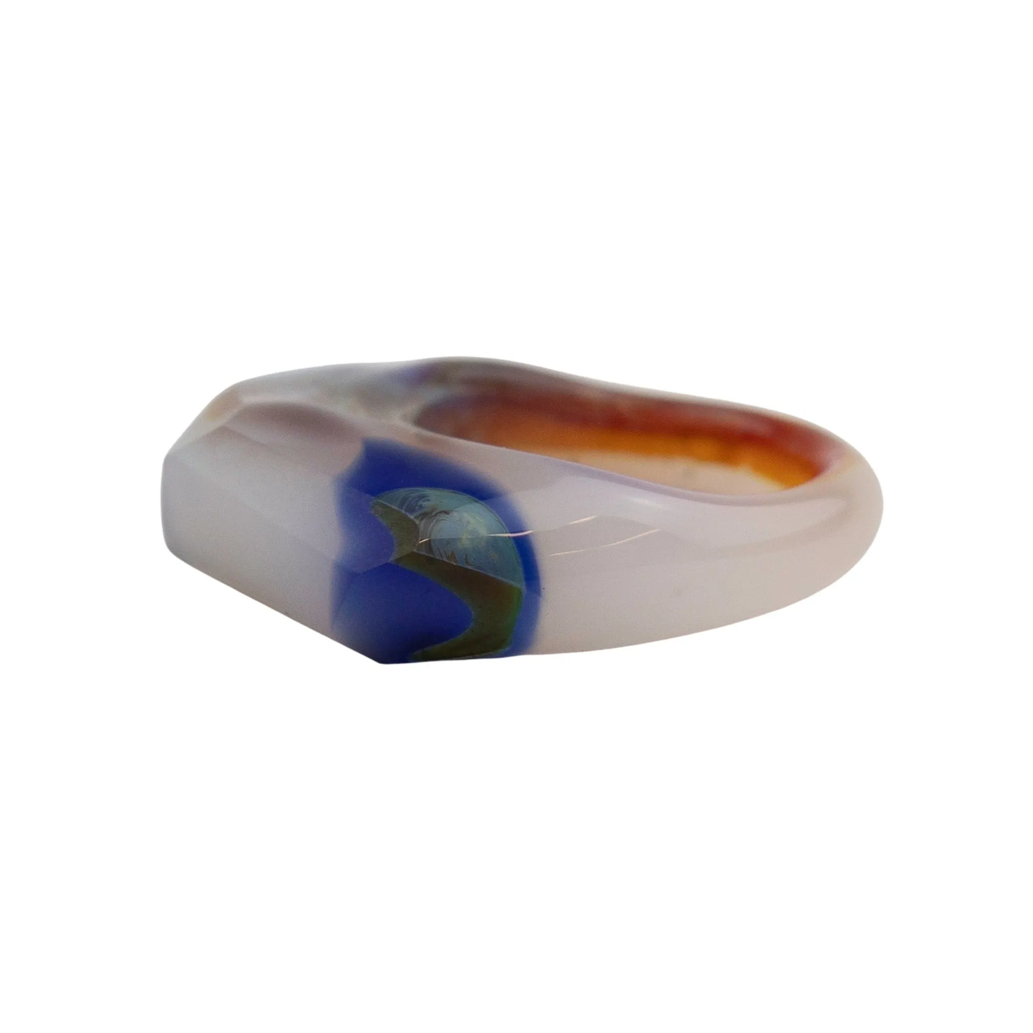 SaraBeth Post Chunky Ring Faceted