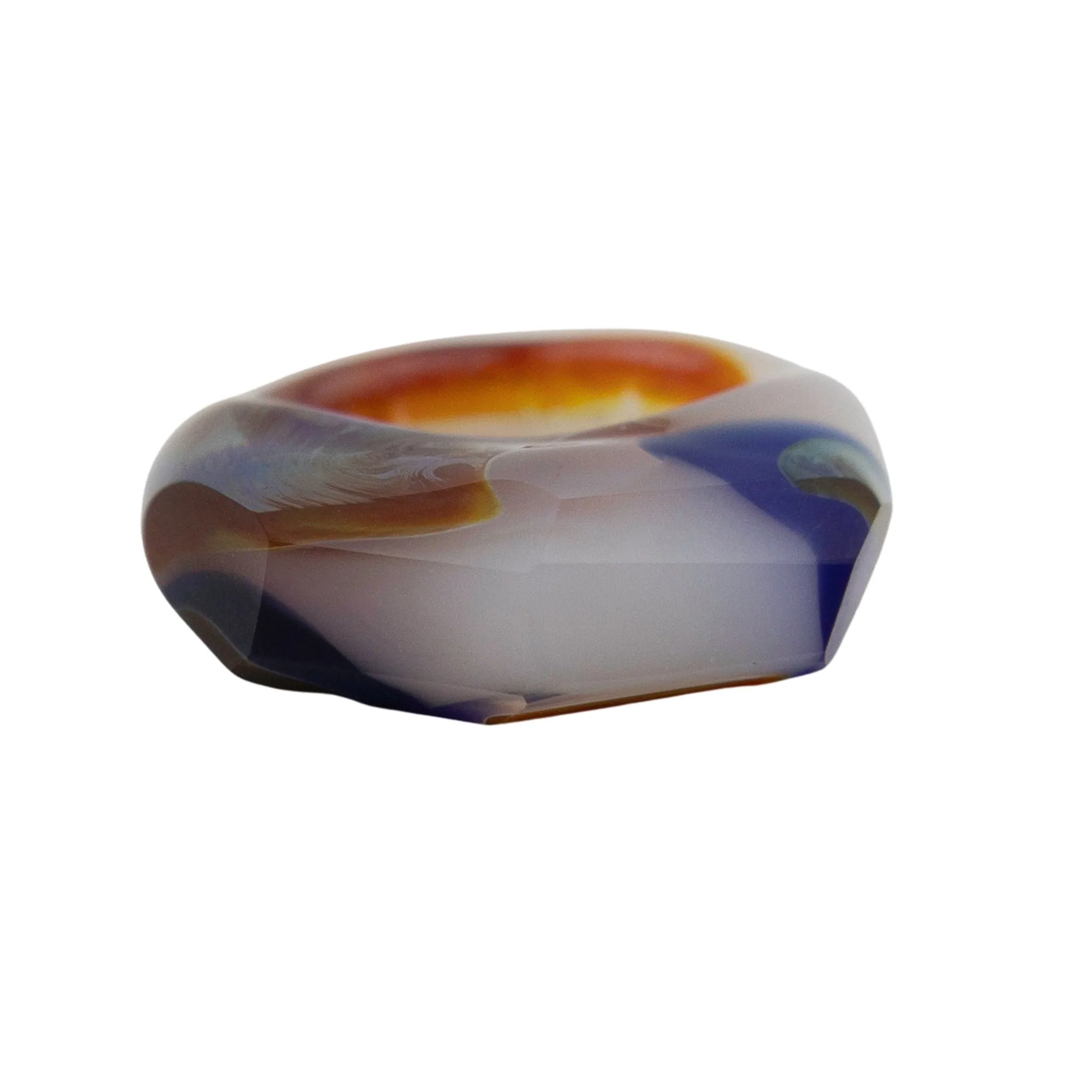 SaraBeth Post Chunky Ring Faceted