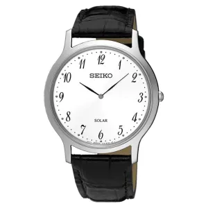Seiko Solar White Dial Unisex 38mm