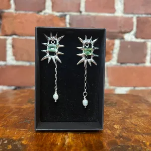 SGUSCIO Stg silver Axon earrings