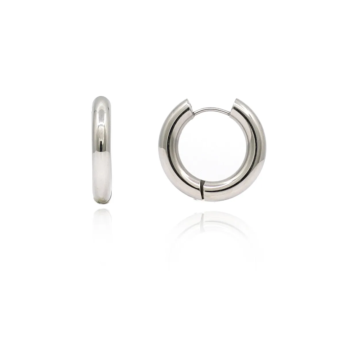 SIA HOOPS LARGE - SILVER