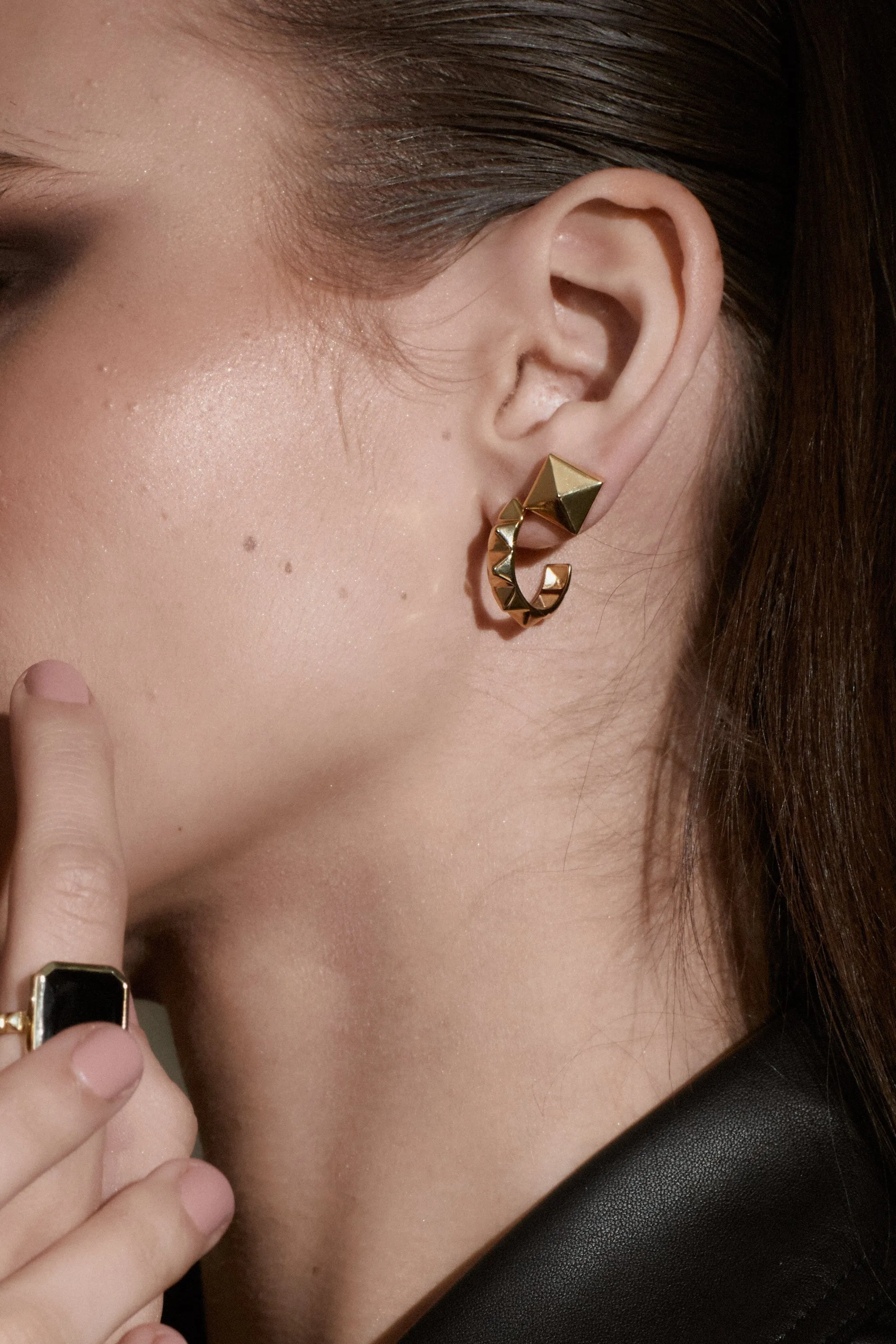 SILK & STEEL Olympia Hoops SILVER