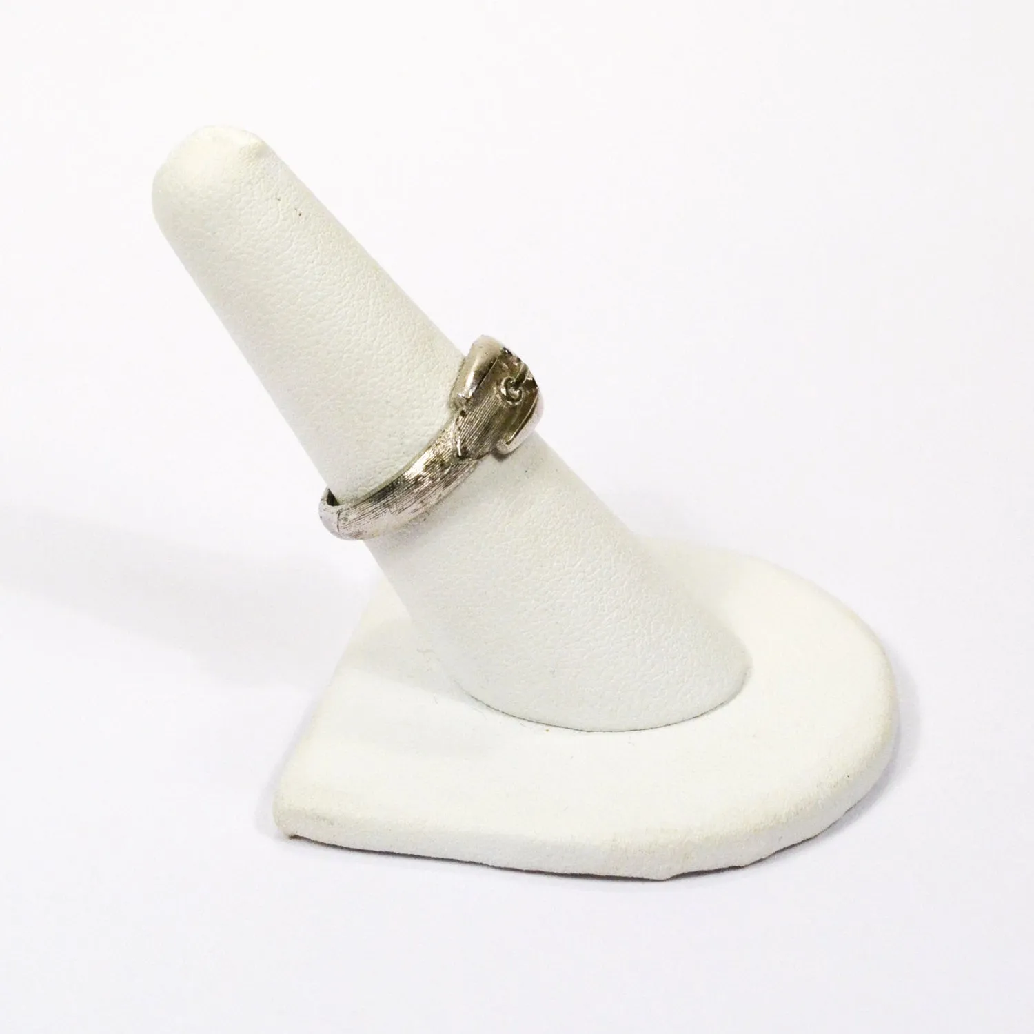Silver Buckle Ring by Avon
