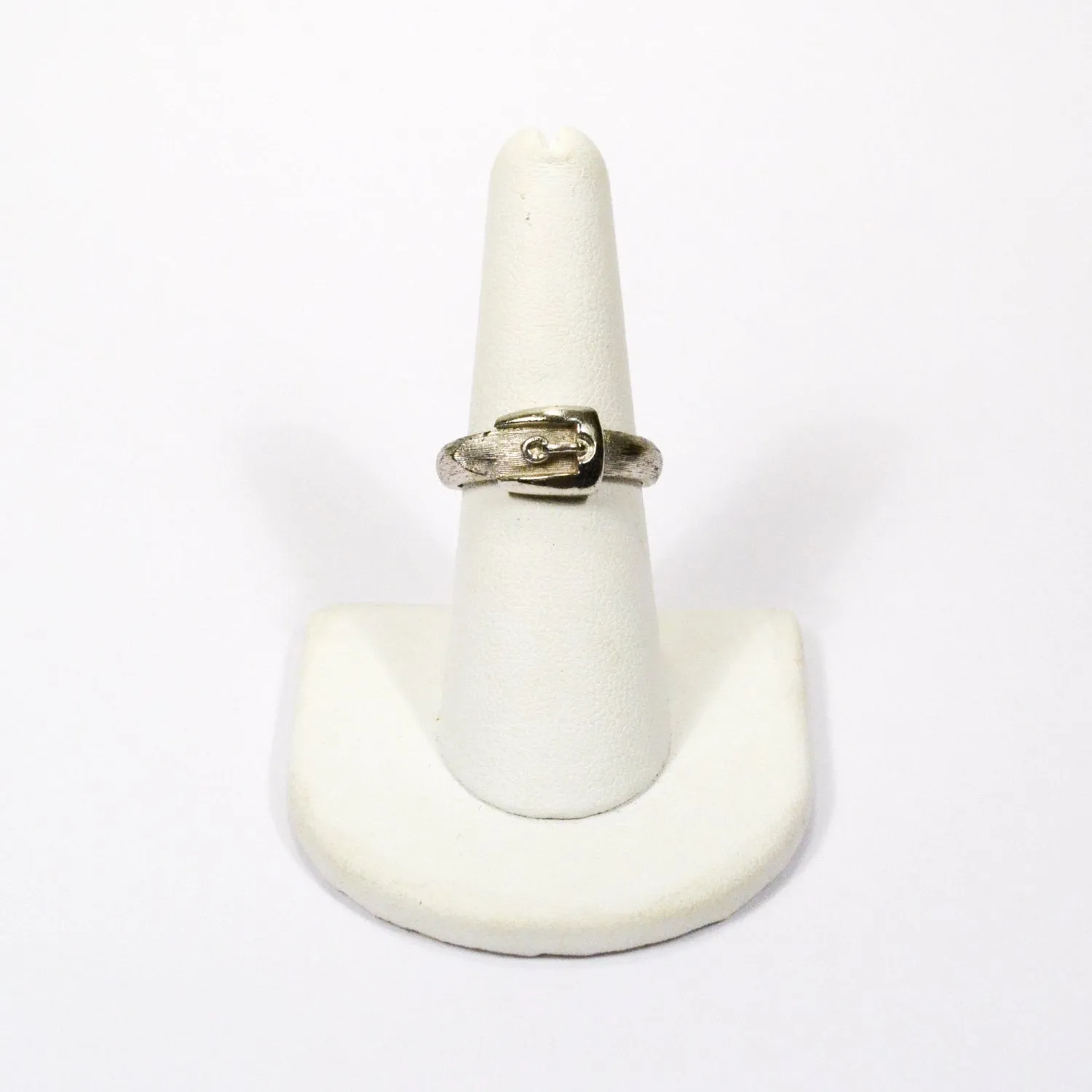 Silver Buckle Ring by Avon
