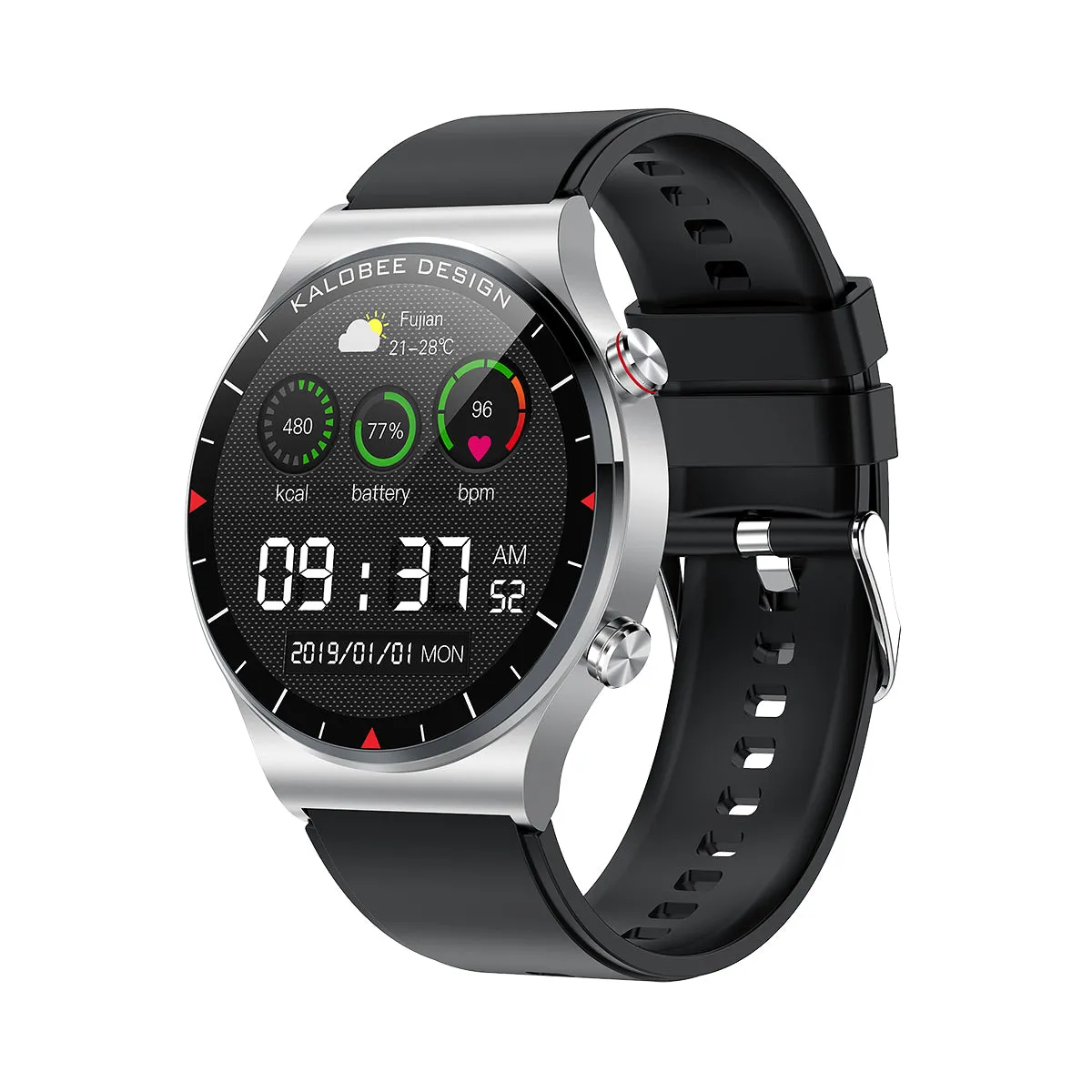 SK8 pro Smartwatch BT Calling SMS Reminder Heart Rate Monitoring Round  Wrist watches Luxury