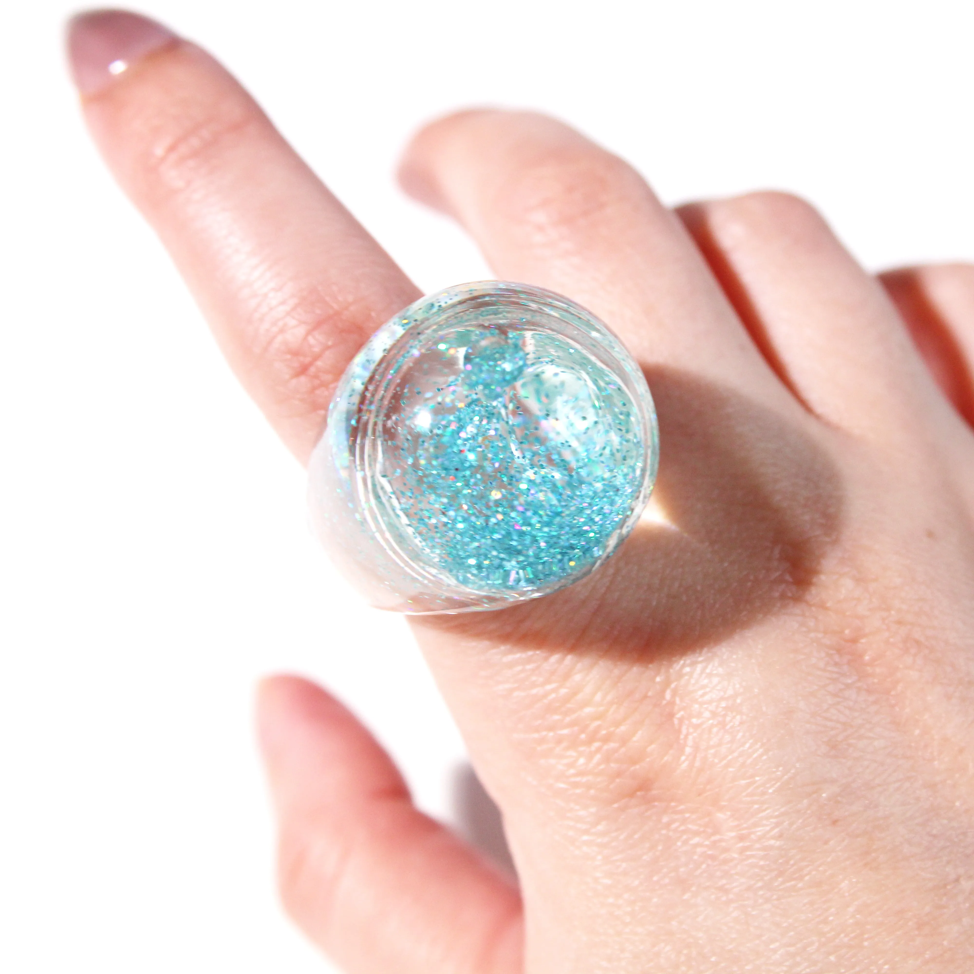 Snow Globe Chunky glitter Blue