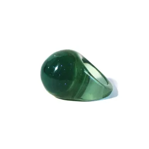 Snow Globe Ring Evergreen