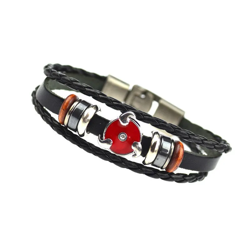 South Korea Fashion Popular Beaded /Wax /Skull /Anchor Rope Stainless Steel Accessories Charm Bracelet Punk Men Jewelry