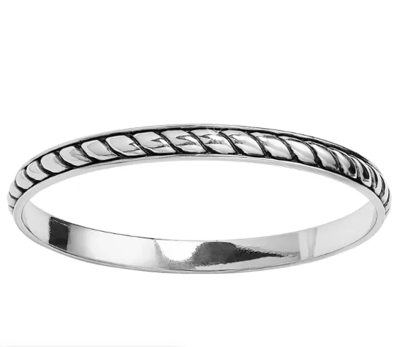 Southwest Dream Plaza Flat Rope Bangle JF6430