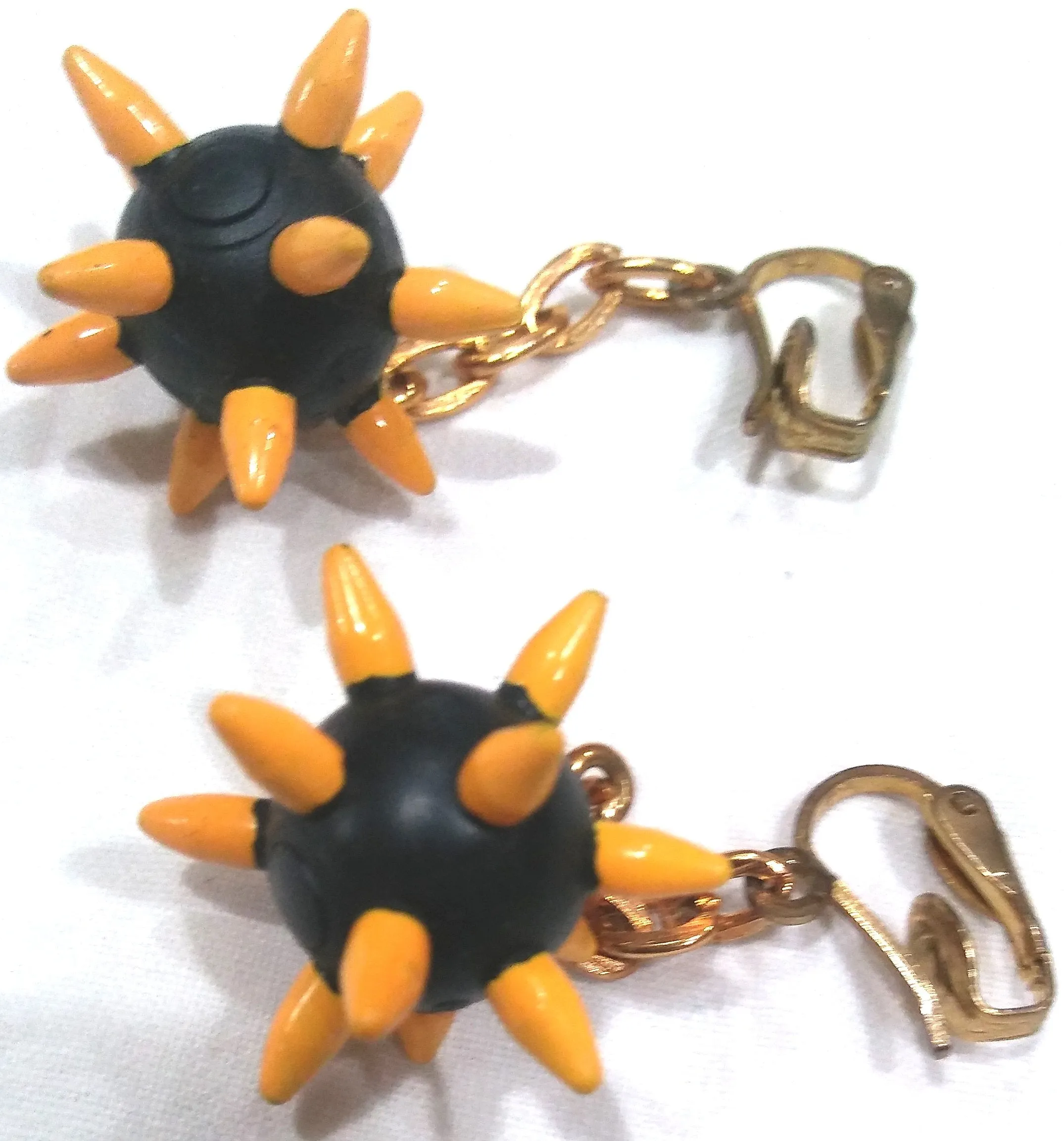 SPIKED BALL EARRINGS