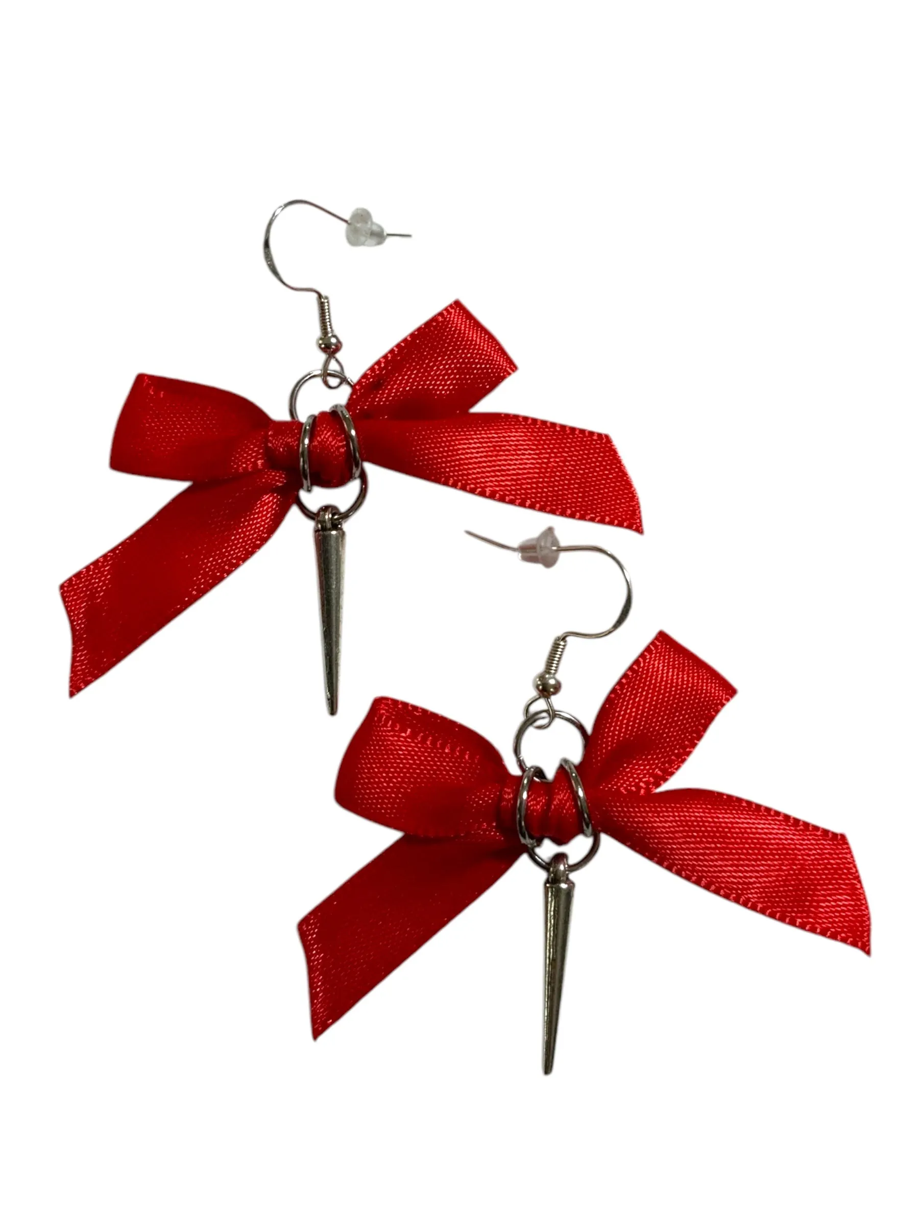 Spiked Bow Earrings