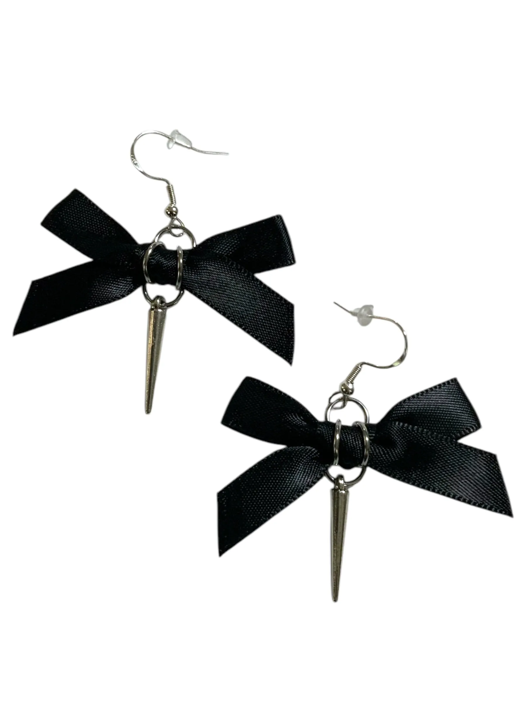 Spiked Bow Earrings