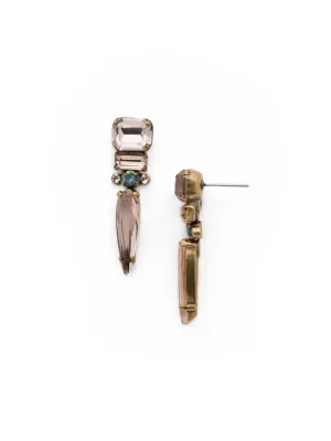 Spiked Drop Earring - EDK68AGAP