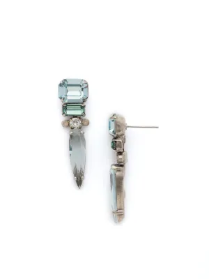 Spiked Drop Earring - EDK68ASPEB