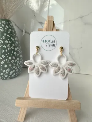 Spiked Floral Earrings