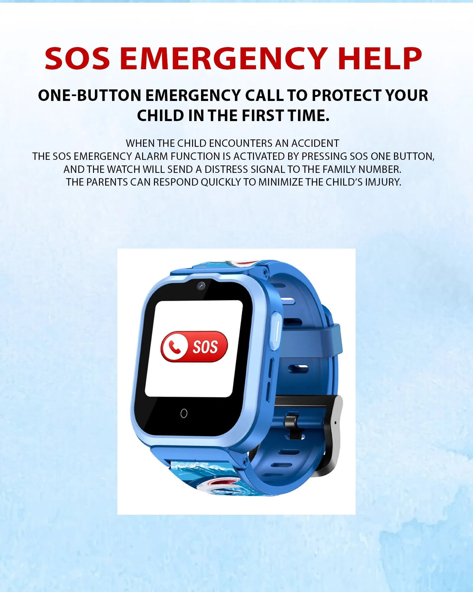 Spiky Cyclops 4g Voice Calling Kids Smartwatch