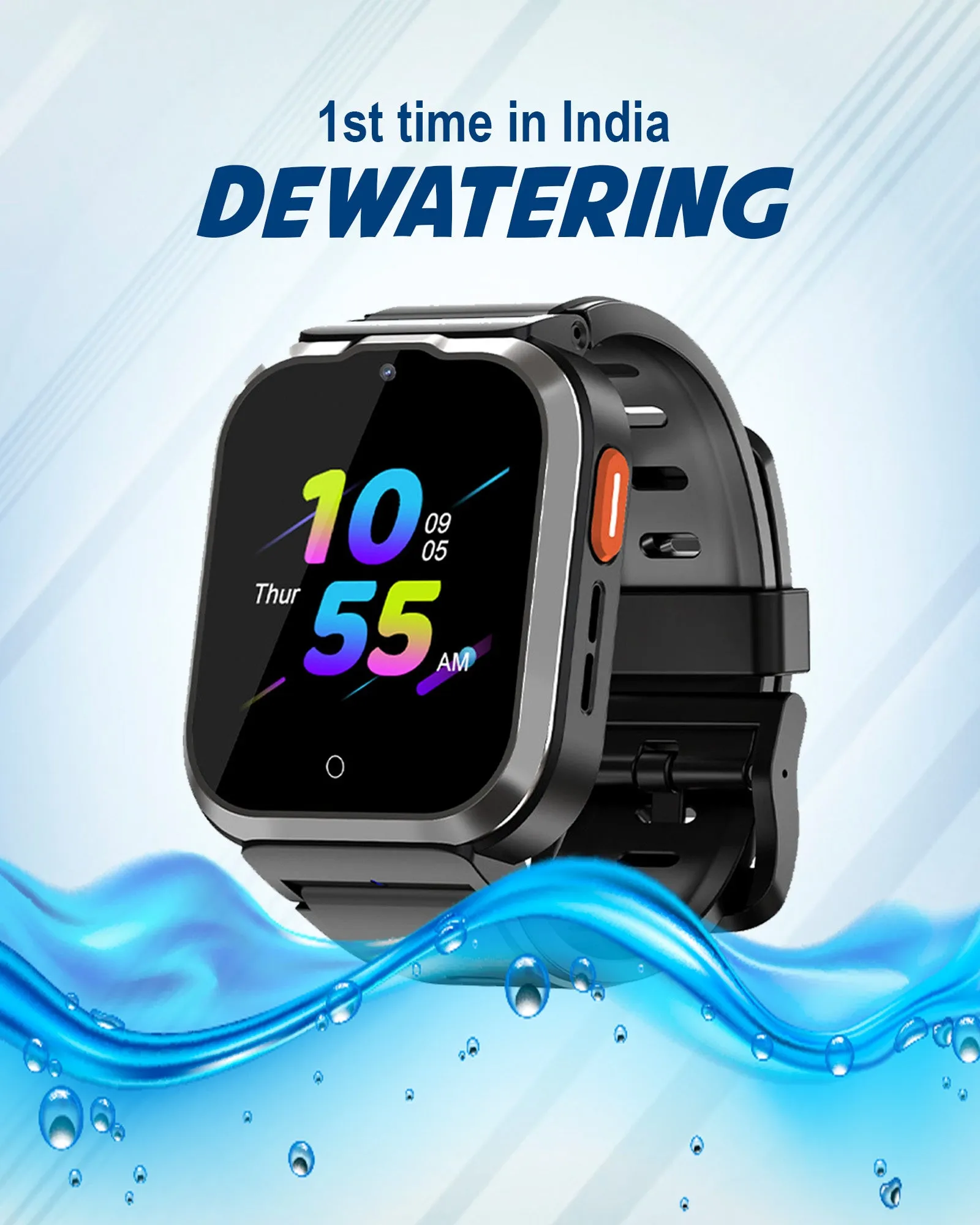 Spiky Cyclops 4g Voice Calling Kids Smartwatch