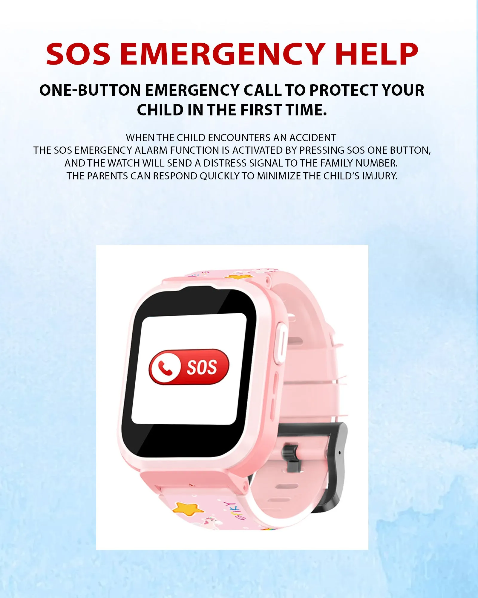 Spiky Cyclops 4g Voice Calling Kids Smartwatch