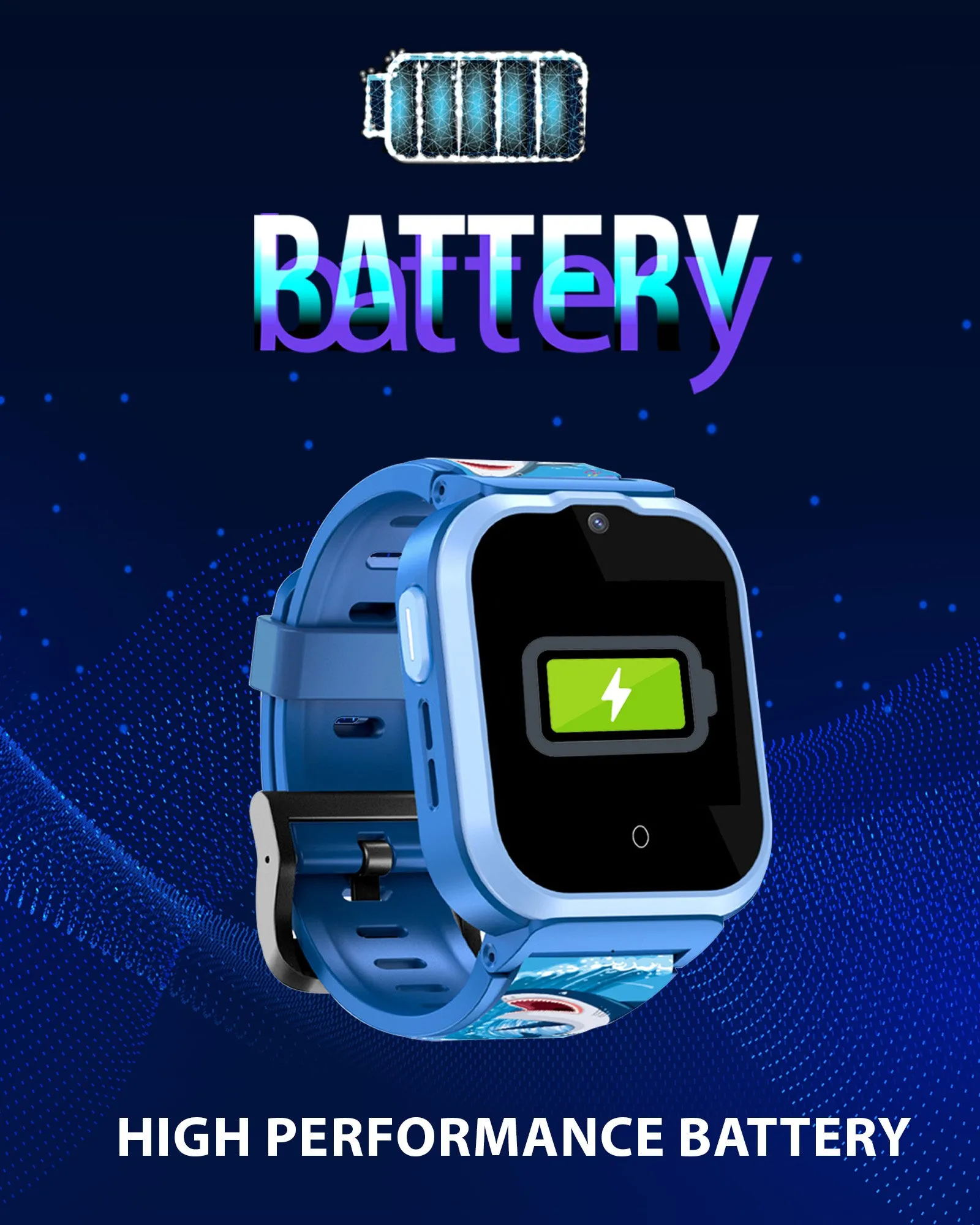 Spiky Cyclops 4g Voice Calling Kids Smartwatch