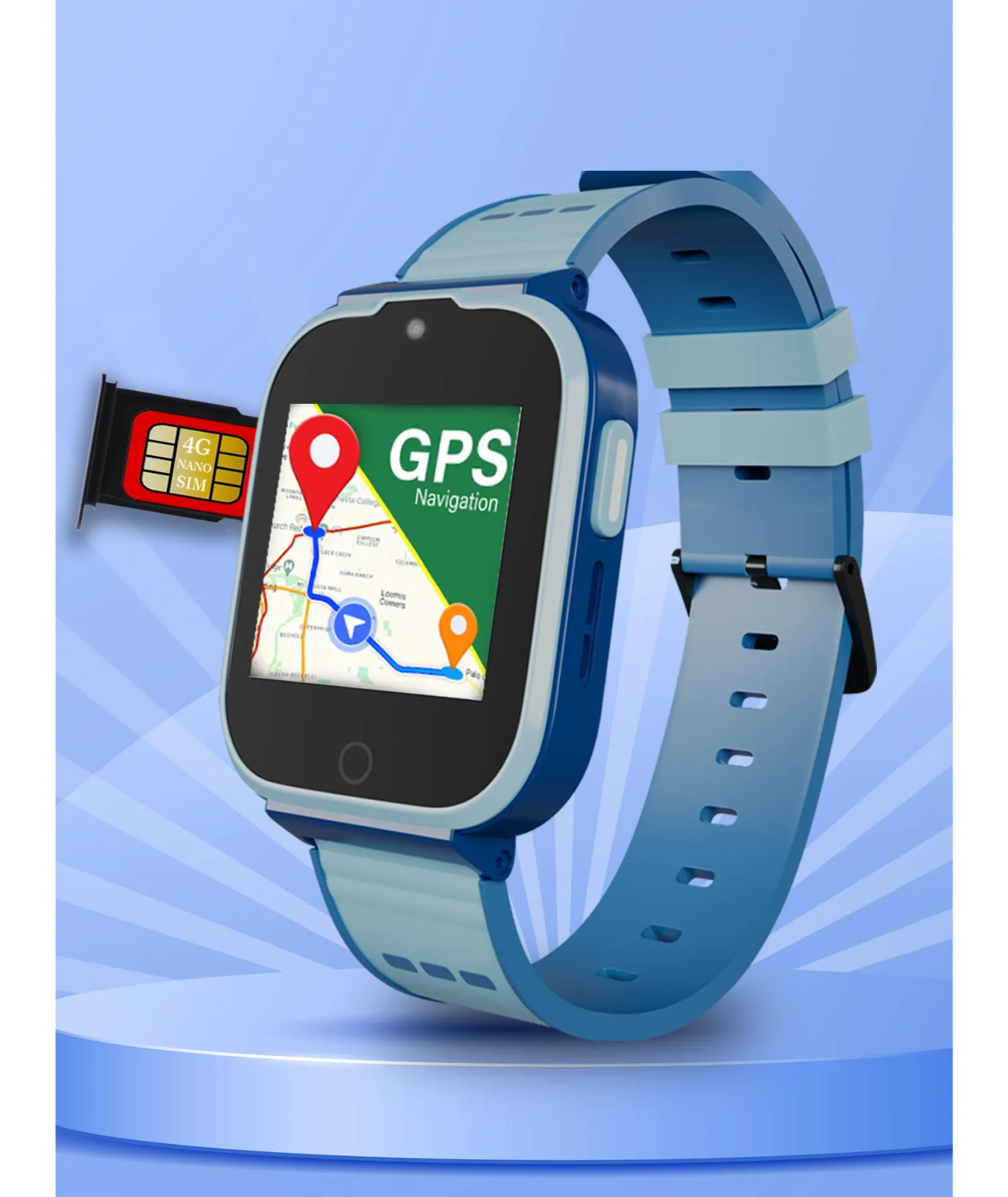 Spiky Cyclops 4g Voice Calling Kids Smartwatch