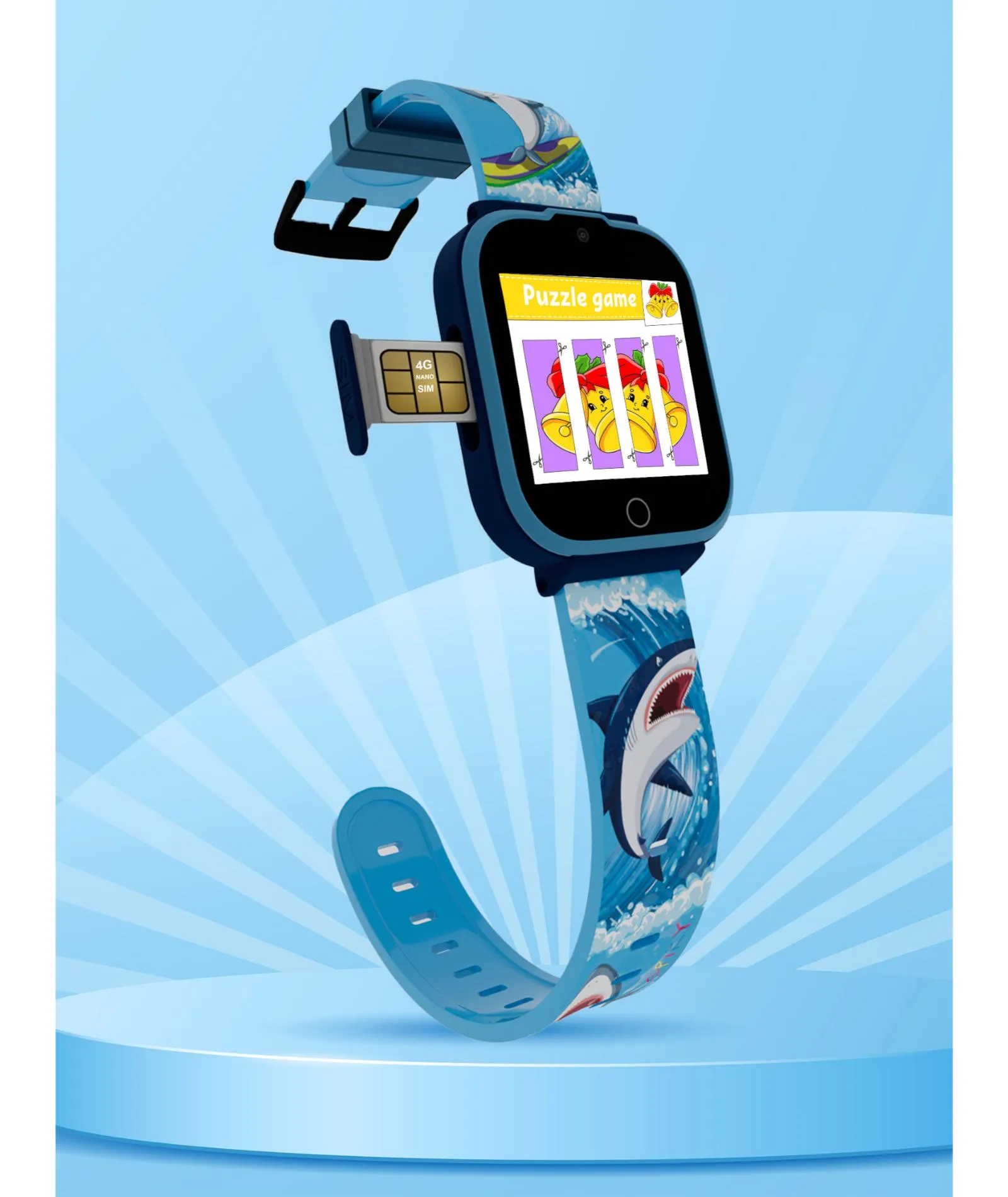 Spiky Cyclops 4g Voice Calling Kids Smartwatch