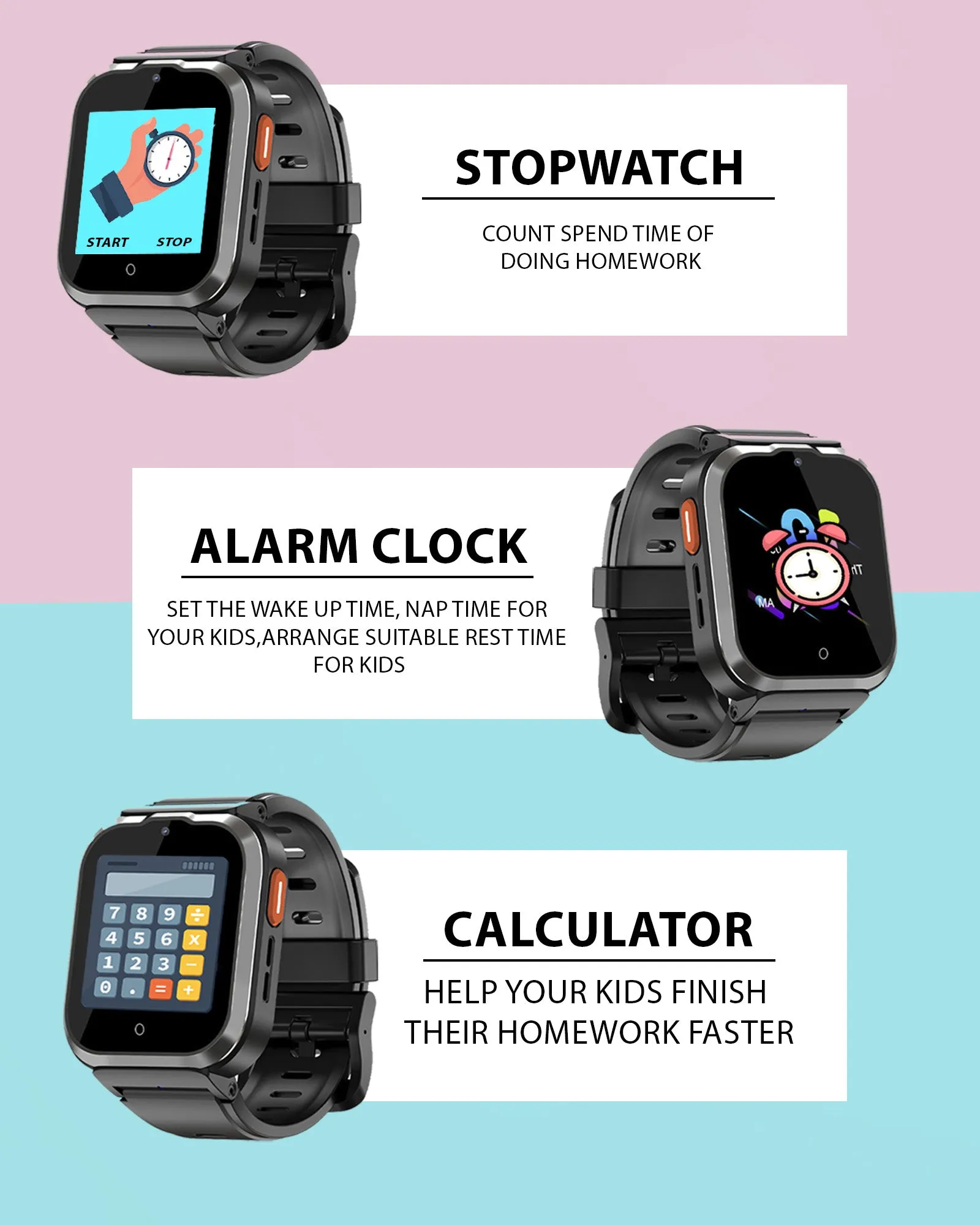 Spiky Cyclops 4g Voice Calling Kids Smartwatch