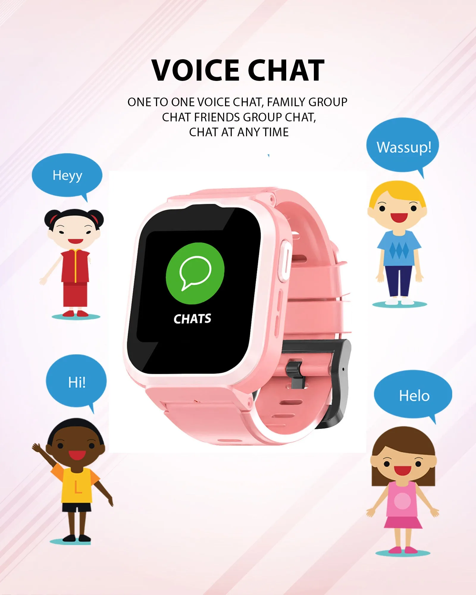 Spiky Cyclops 4g Voice Calling Kids Smartwatch