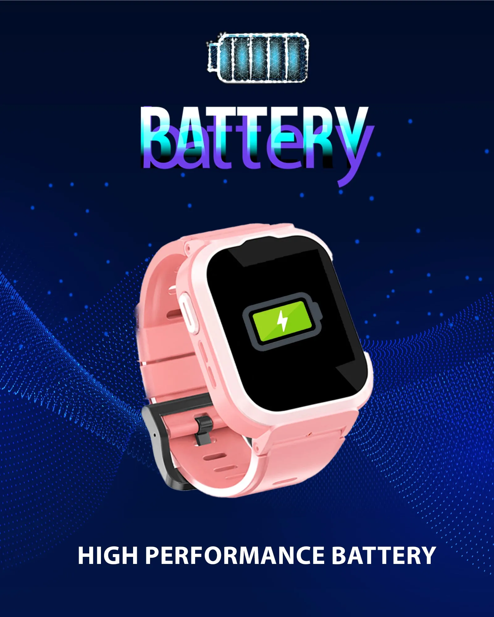 Spiky Cyclops 4g Voice Calling Kids Smartwatch