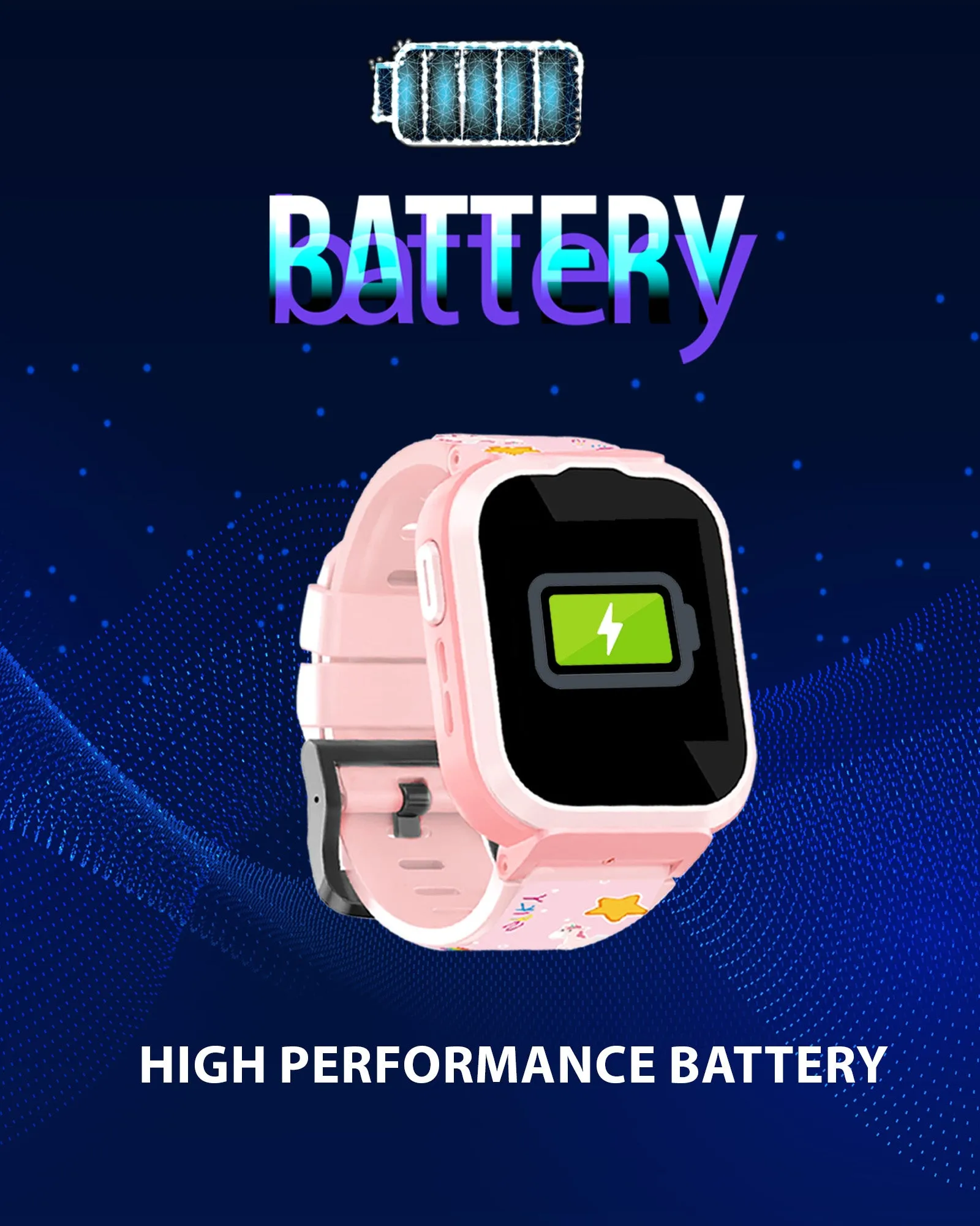 Spiky Cyclops 4g Voice Calling Kids Smartwatch
