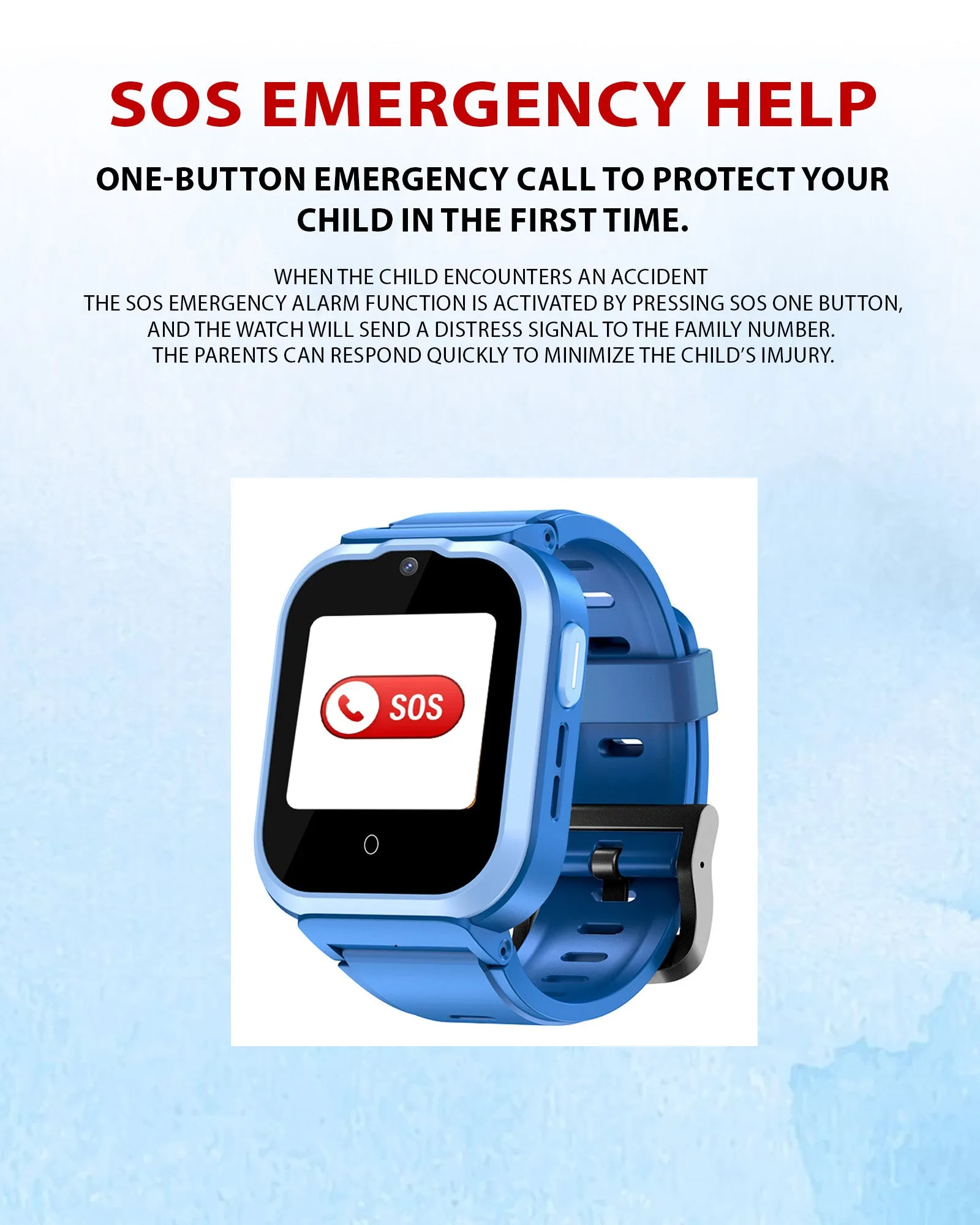 Spiky Cyclops 4g Voice Calling Kids Smartwatch