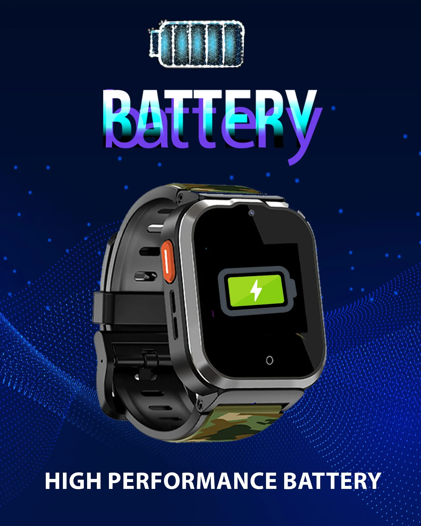 Spiky Cyclops 4g Voice Calling Kids Smartwatch