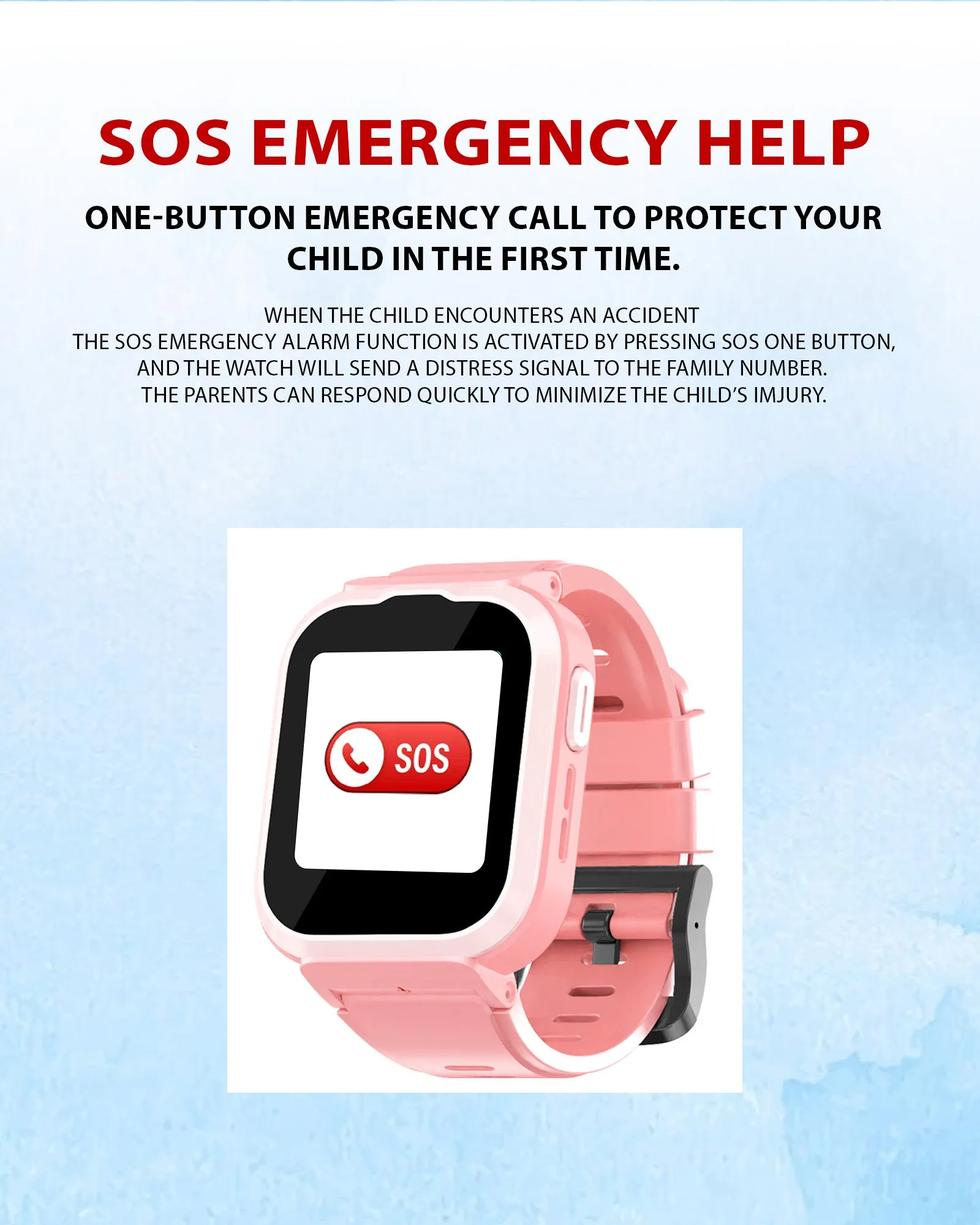 Spiky Cyclops 4g Voice Calling Kids Smartwatch