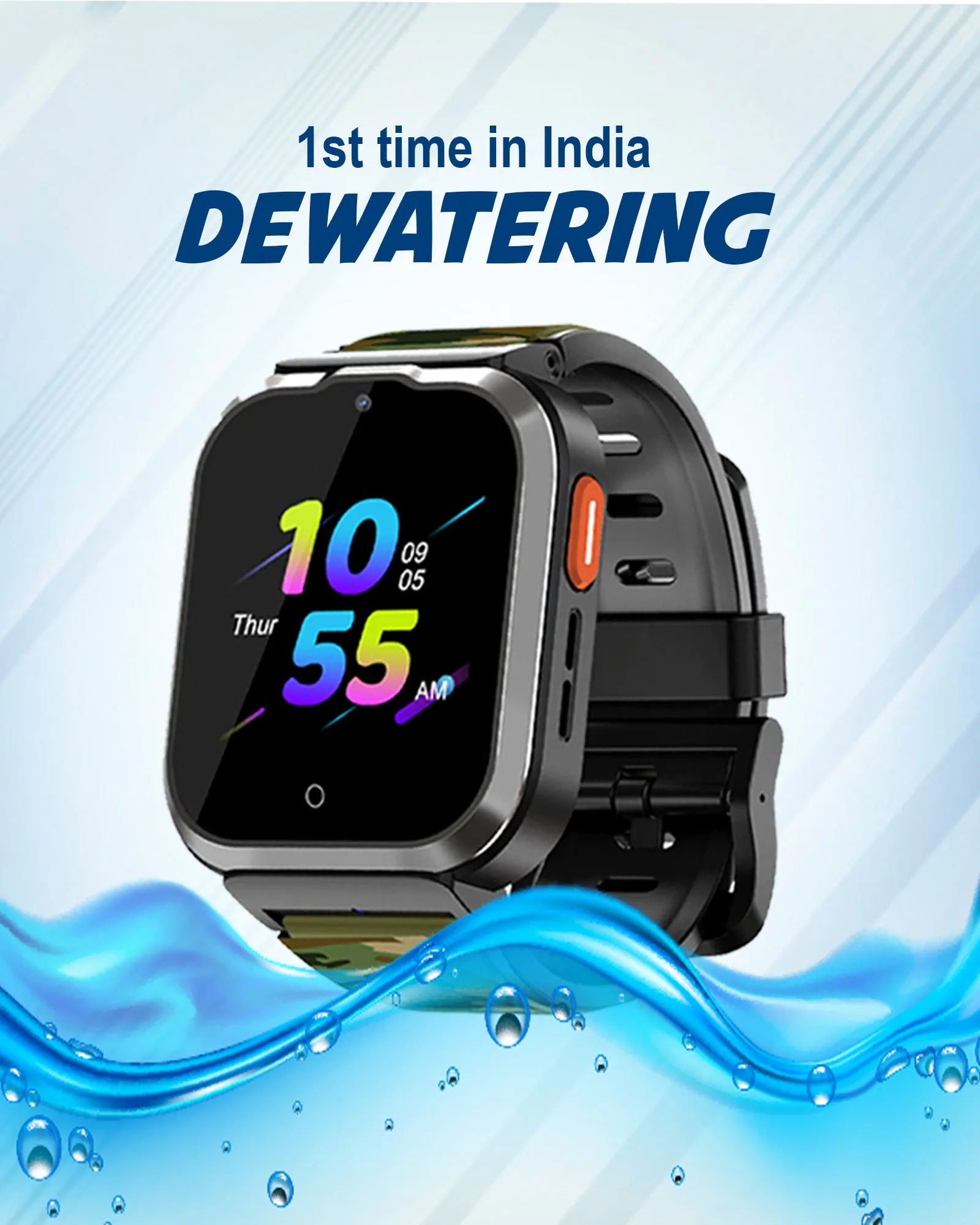 Spiky Cyclops 4g Voice Calling Kids Smartwatch