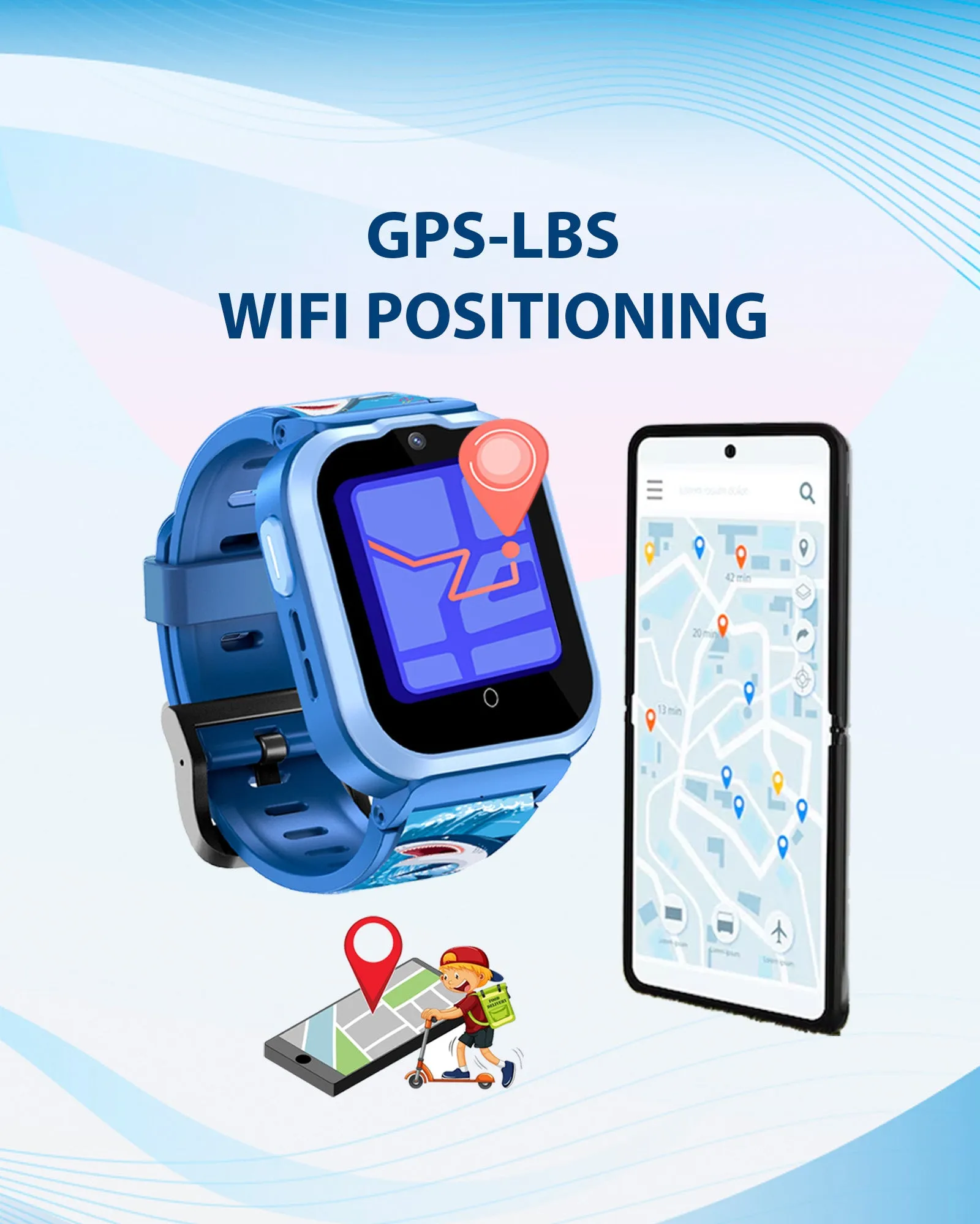 Spiky Cyclops 4g Voice Calling Kids Smartwatch