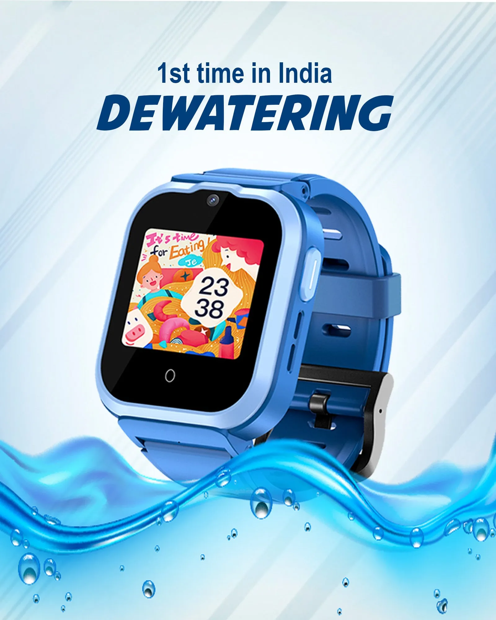 Spiky Cyclops 4g Voice Calling Kids Smartwatch