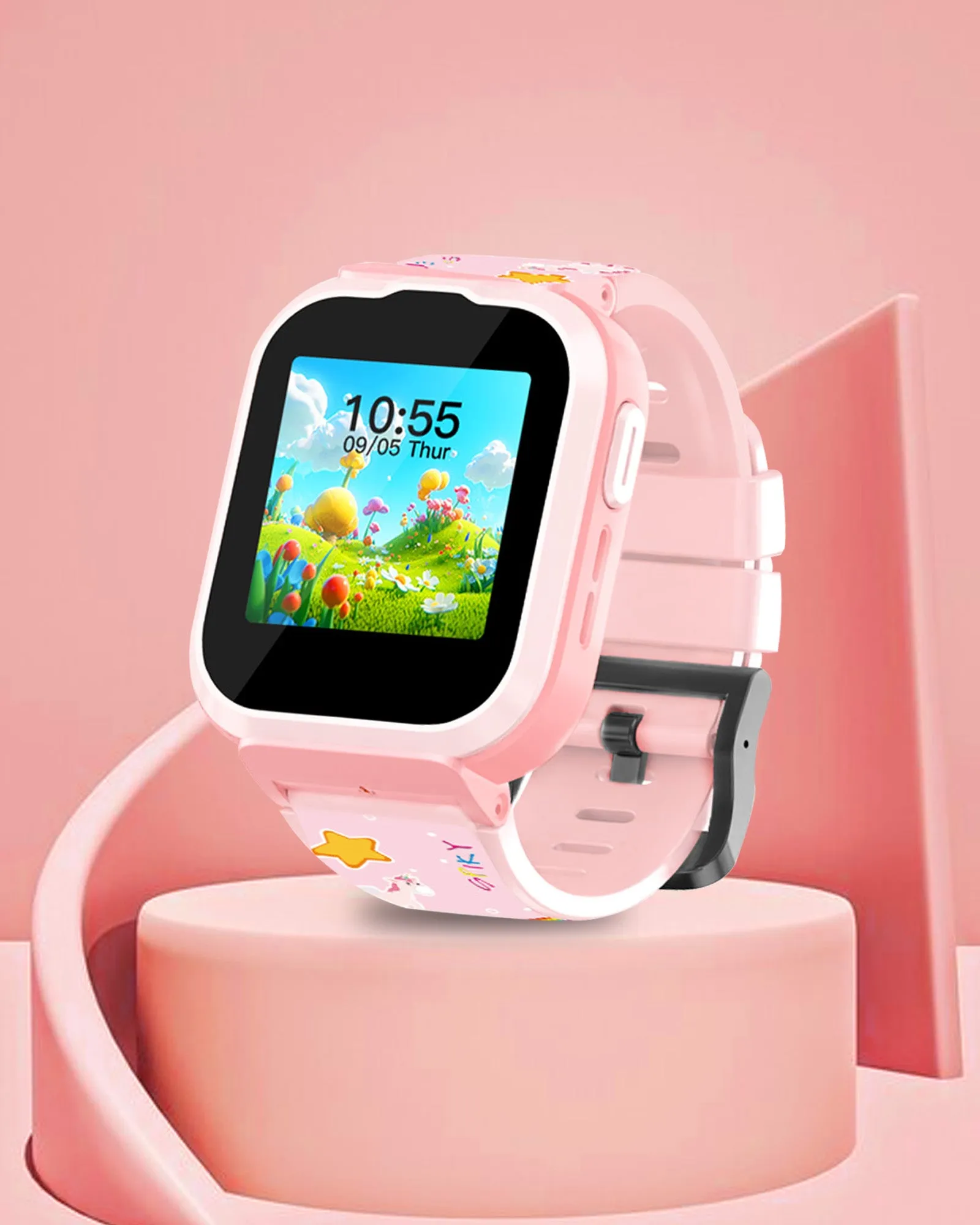 Spiky Cyclops 4g Voice Calling Kids Smartwatch