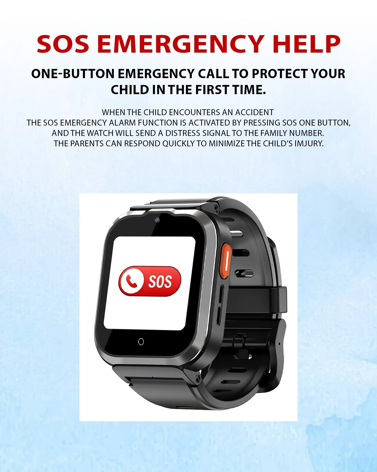 Spiky Cyclops 4g Voice Calling Kids Smartwatch