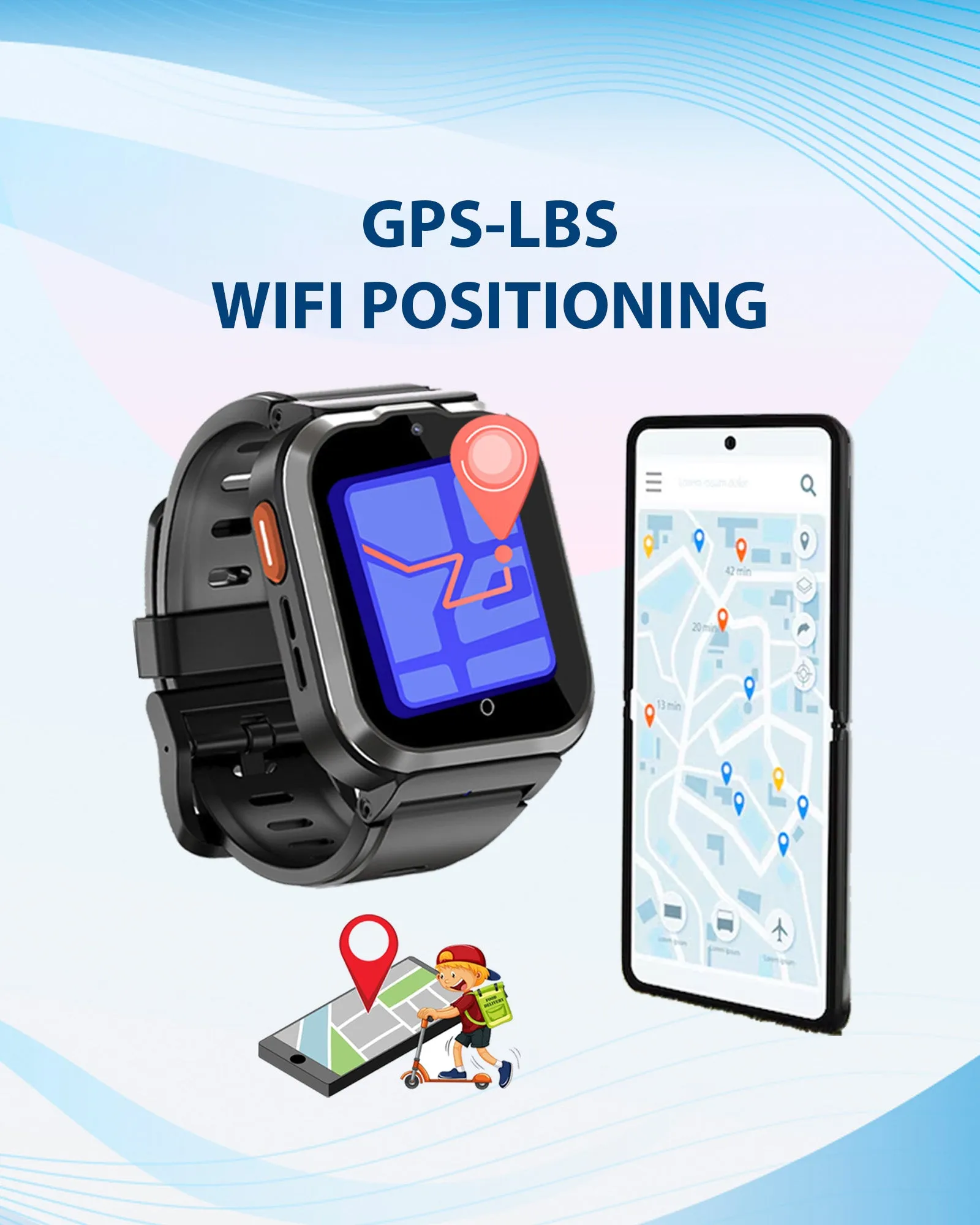 Spiky Cyclops 4g Voice Calling Kids Smartwatch