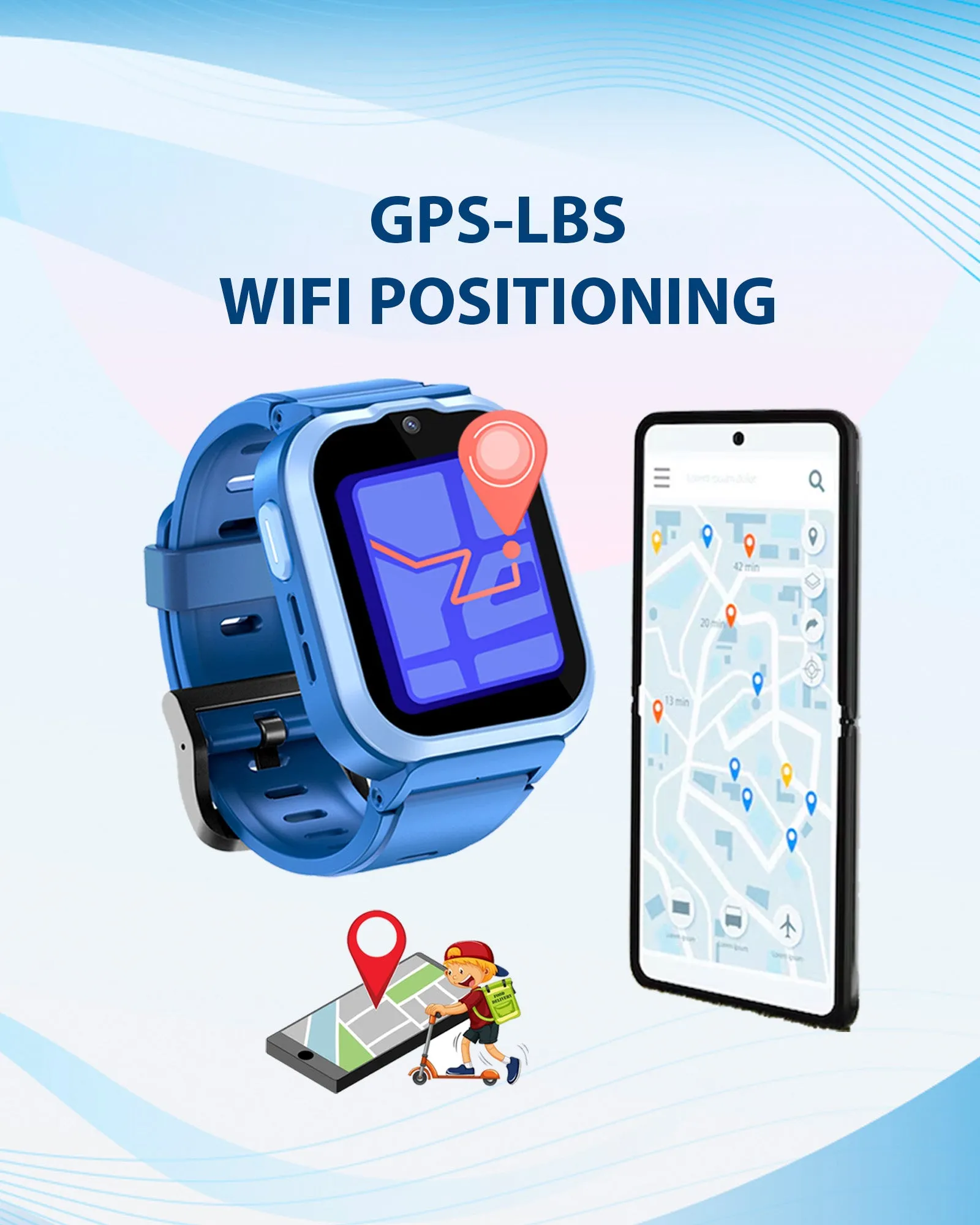 Spiky Cyclops 4g Voice Calling Kids Smartwatch