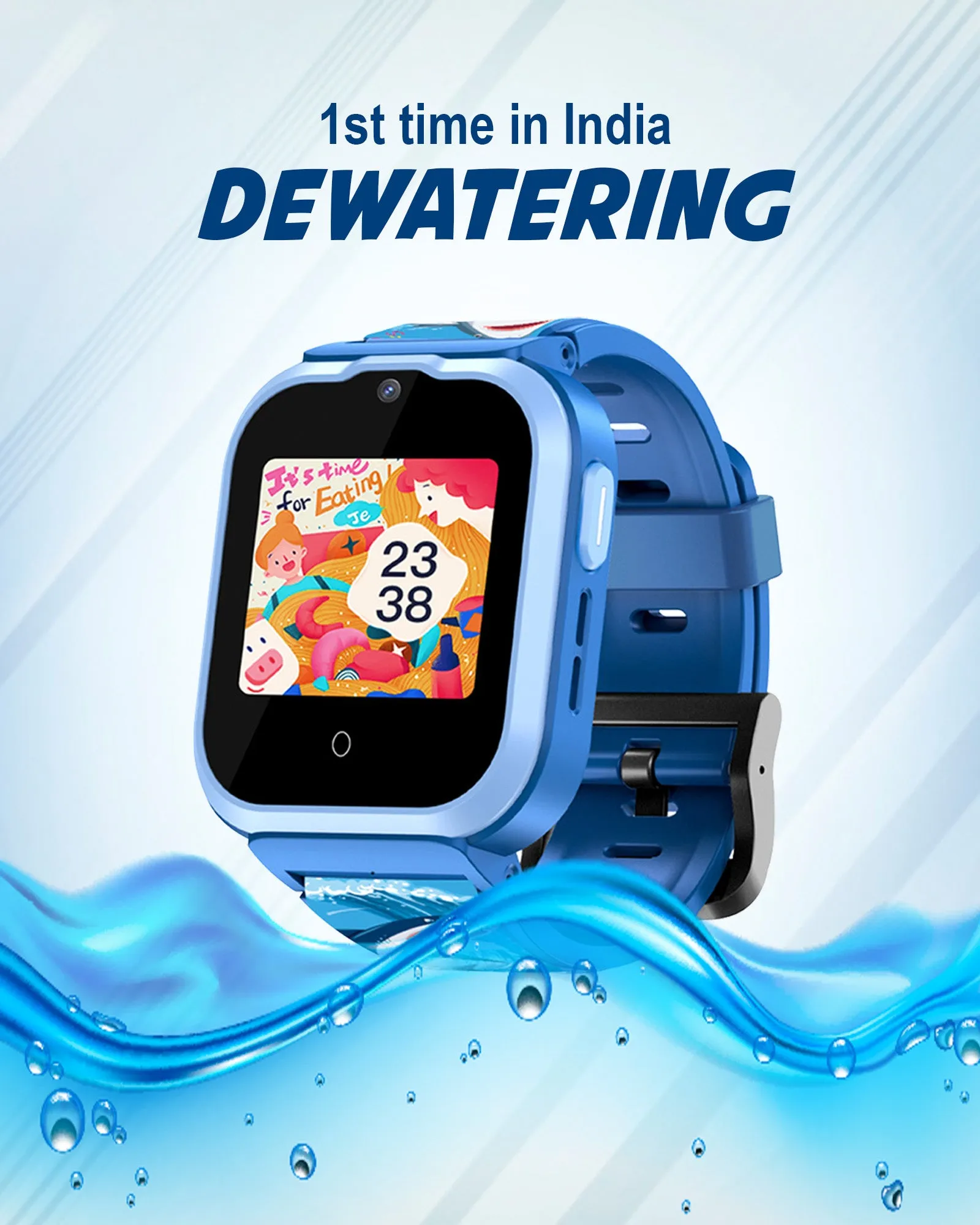 Spiky Cyclops 4g Voice Calling Kids Smartwatch