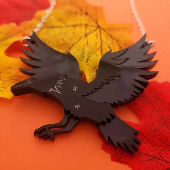 Statement Raven Necklace